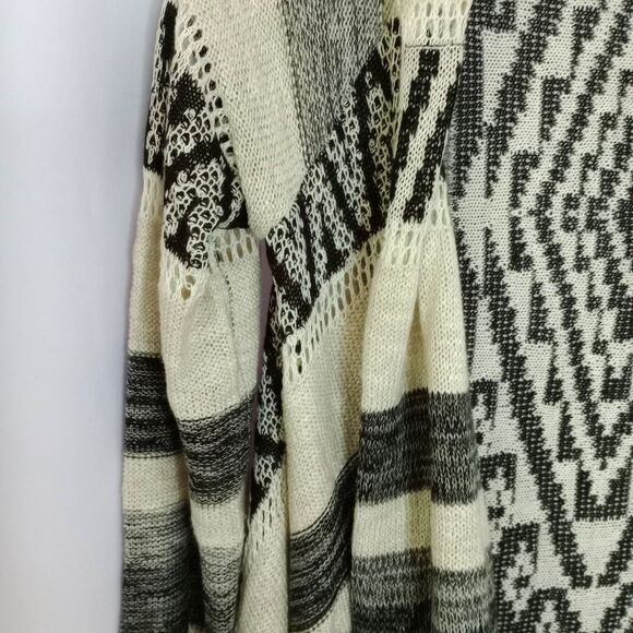NOBO No Boundaries Southwestern Knit Long Shrug Open Cardigan Sweater Jrs Med - Picture 3 of 5